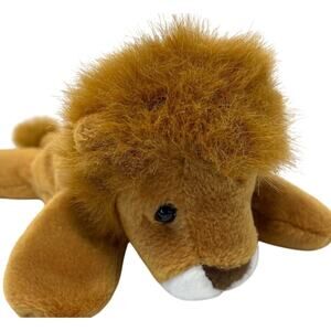 Walt Disney World Disneys Animal Kingdom Lion Bean Bag Plush Sound Roars